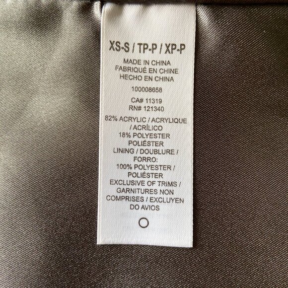 DYNAMITE Grey Faux Fur Vest - Size XS-S - Picture 6 of 6